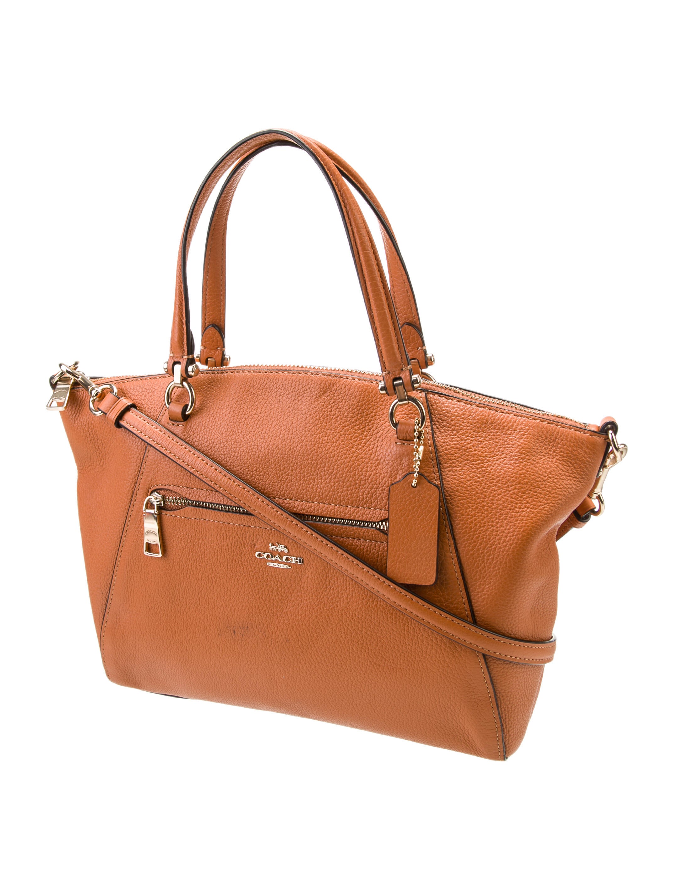 Coach Leather Top Handle Bag